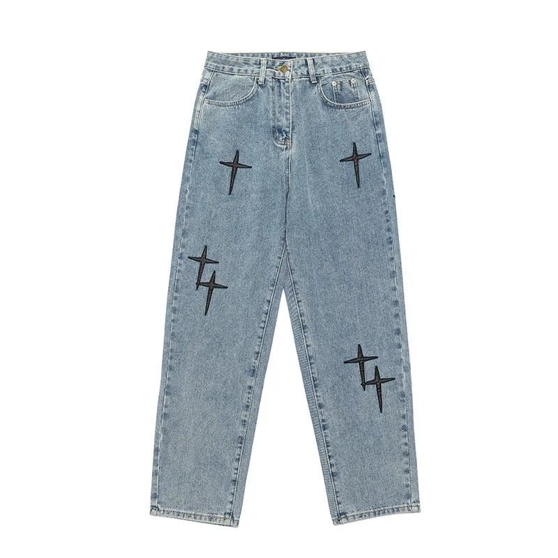 Streetwear Baggy Jeans - Valento Fashion