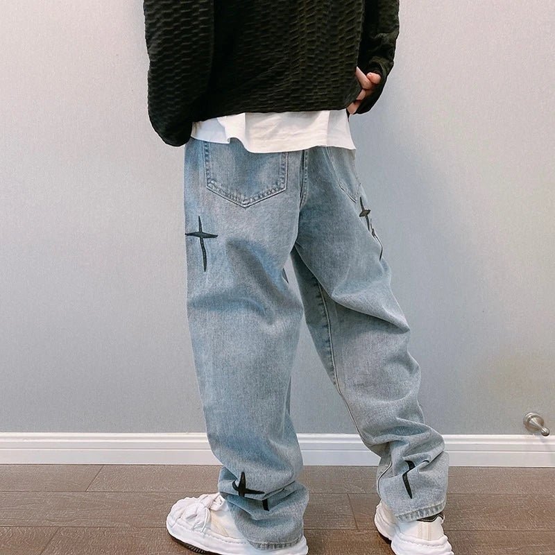 Streetwear Baggy Jeans - Valento Fashion