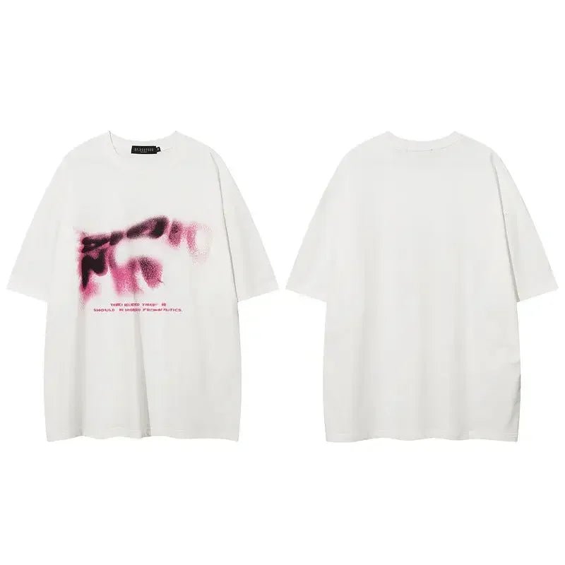 Vague Graphic T-shirt - Valento Fashion